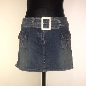 Mini Denim Skort